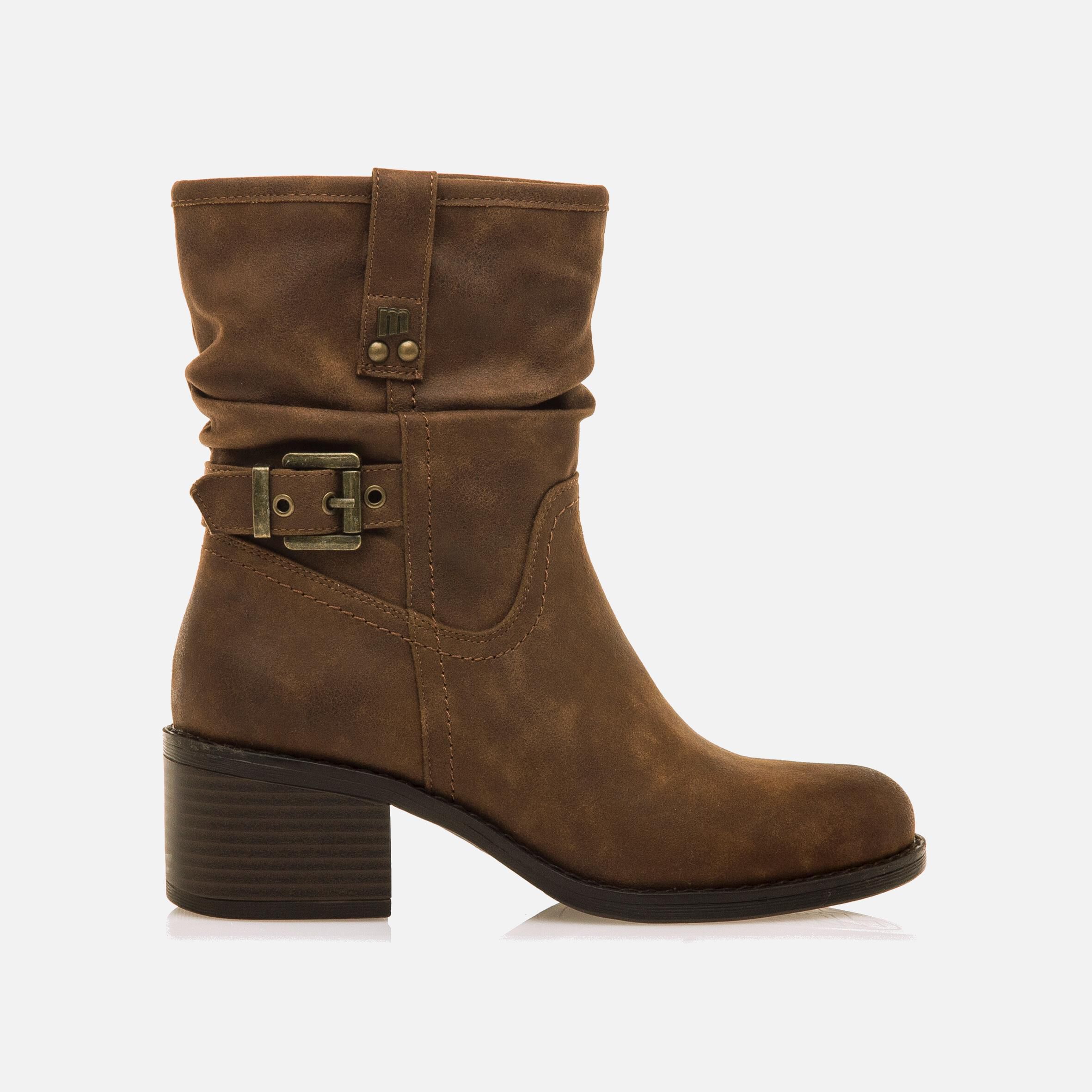 Buy PERSEA brown 58348 HIGH HEELED ANKLE BOOTS Mtng for WOMAN